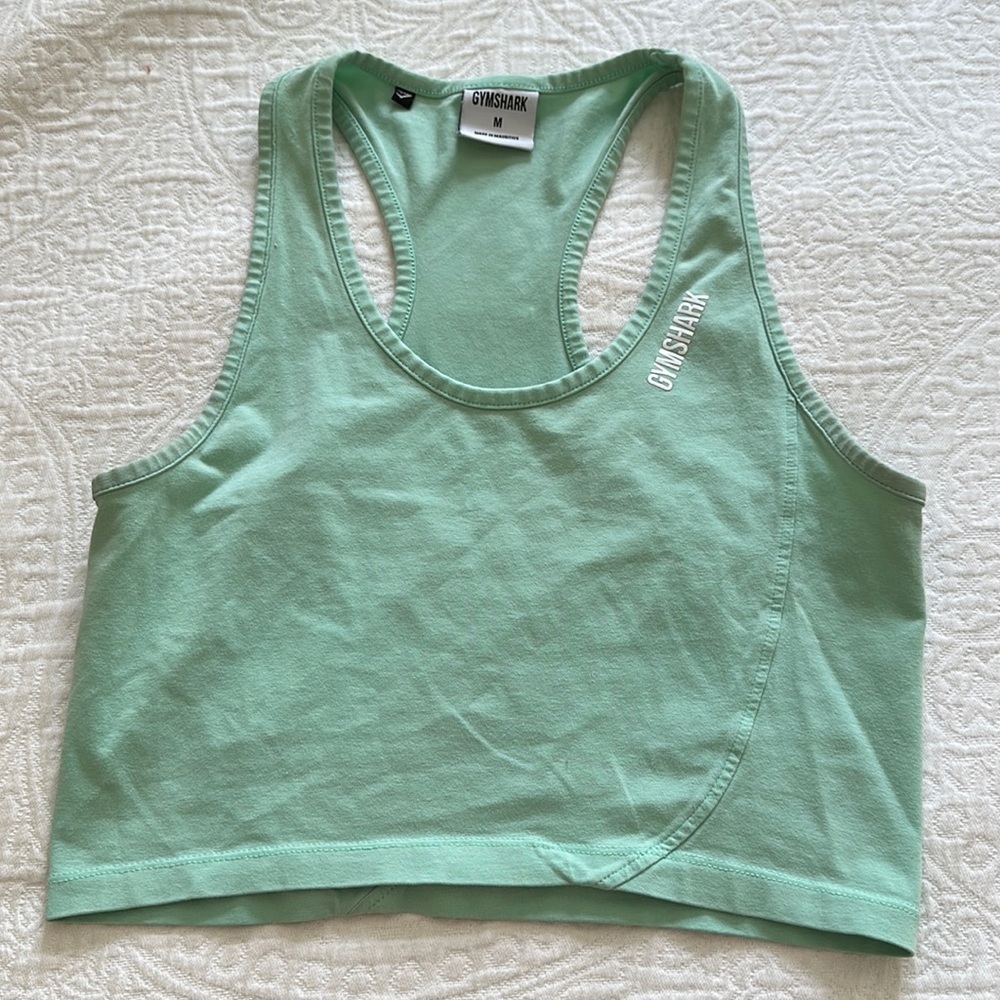 Teal gymshark tank